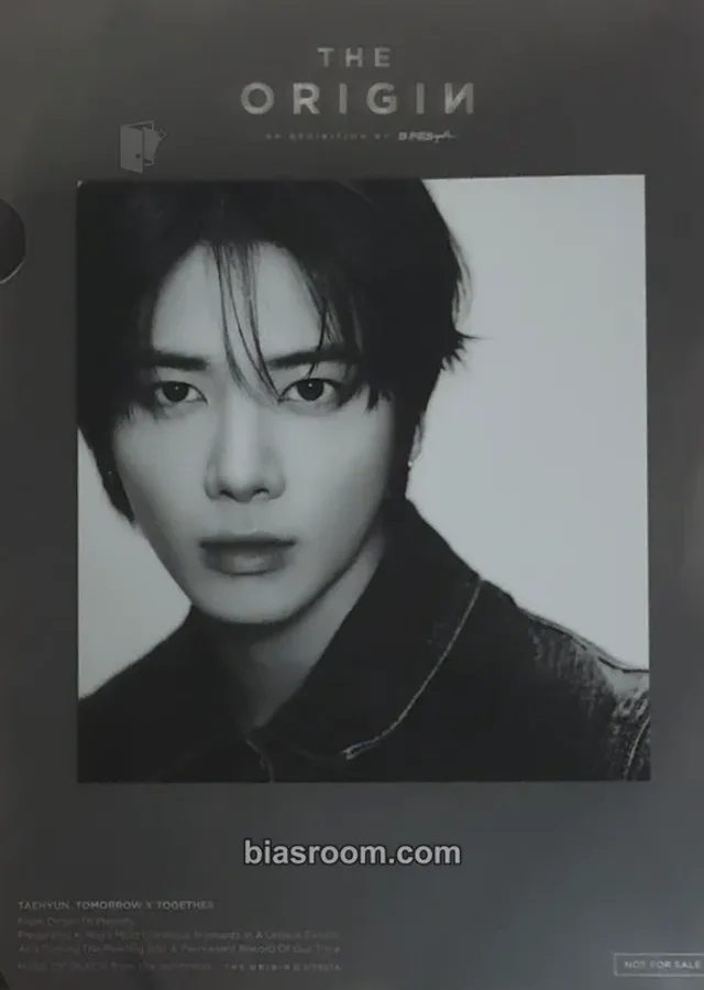 Photocard K-pop de Taehyun TOMORROW X TOGETHER D'FESTA THE ORIGIN