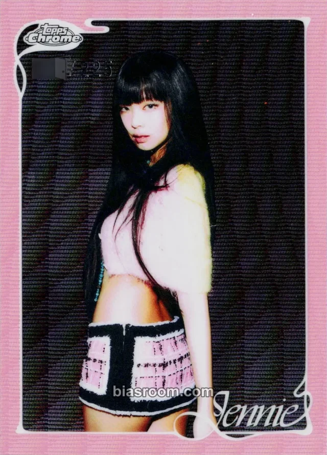 Photocard K-pop Jennie BLACKPINK 2026 Topps Chrome® x Jennie
