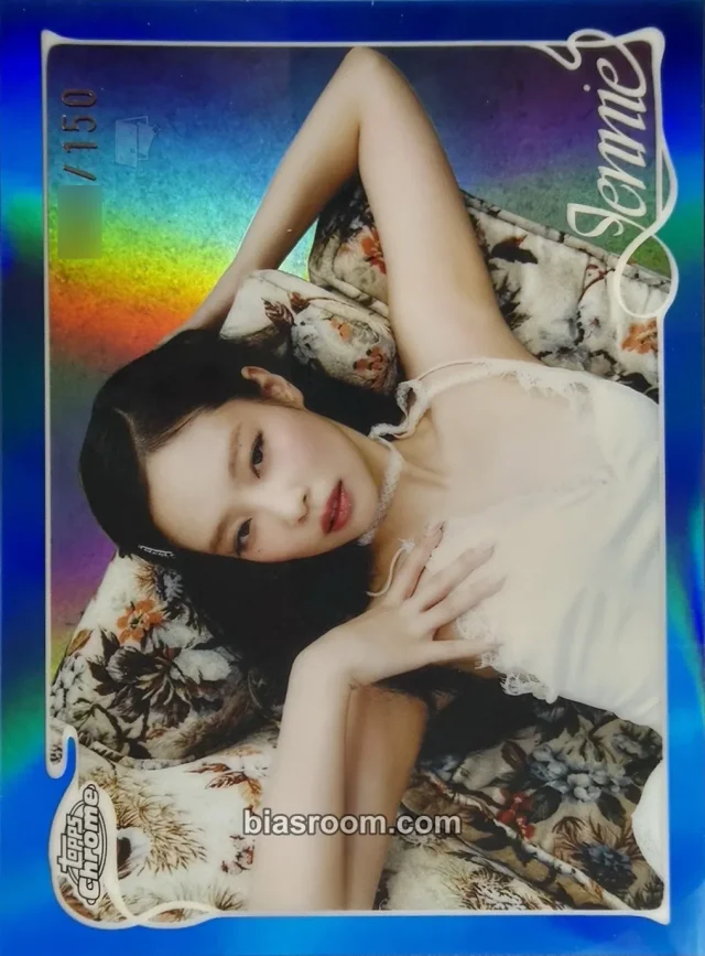 Photocard K-pop Jennie BLACKPINK 2026 Topps Chrome® x Jennie