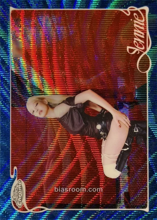 Jennie BLACKPINK 2026 Topps Chrome® x Jennie K-pop photocard
