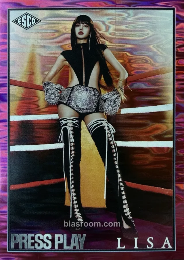 Photocard K-pop de Lisa BLACKPINK LISA x ESCO