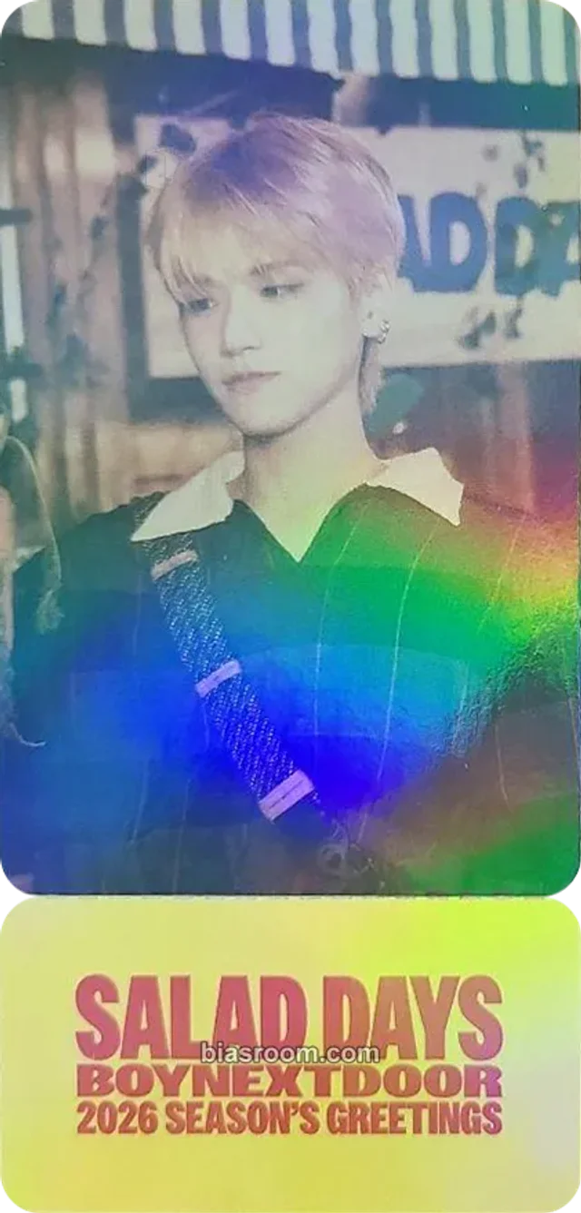 Riwoo BOYNEXTDOOR 2026 Season's Greetings [Salad Days] K-pop Photocard