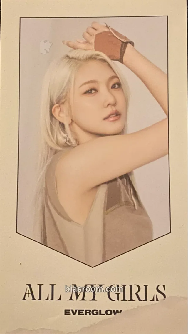 Onda EVERGLOW All My Girls K-pop photocard