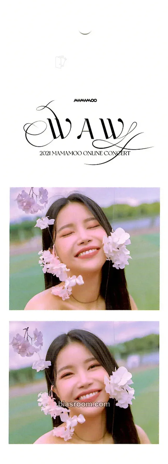 Photocard K-pop Solar MAMAMOO 2021 Online Concert [WAW]