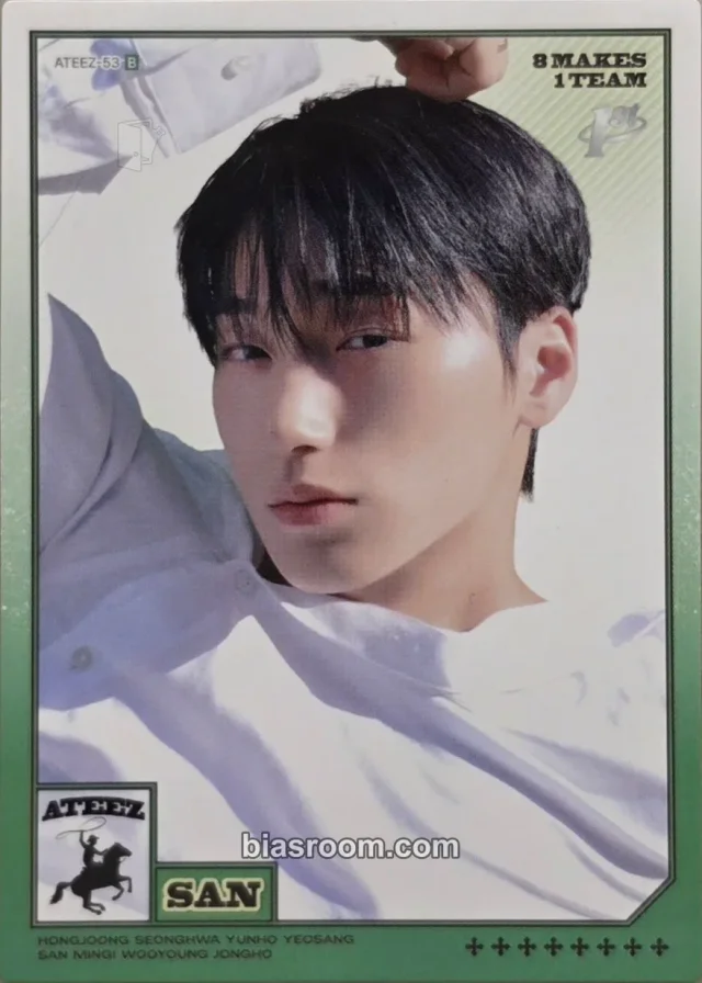 San ATEEZ MIIMCA × ATEEZ K-pop Photocard
