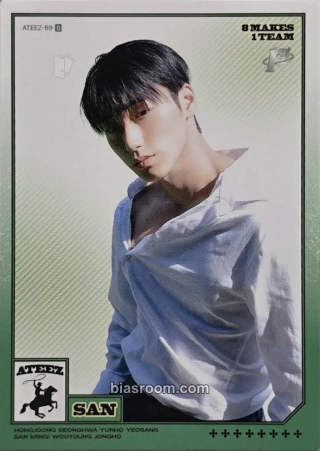 San ATEEZ MIIMCA × ATEEZ K-pop Photocard