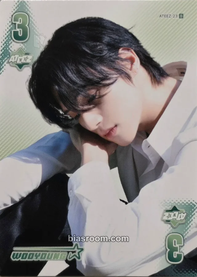 Photocard K-pop di Wooyoung ATEEZ MIIMCA × ATEEZ
