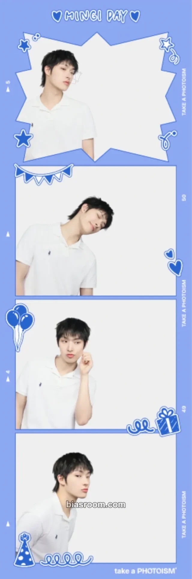 Mingi ATEEZ Photoism × ATEEZ K-pop photocard
