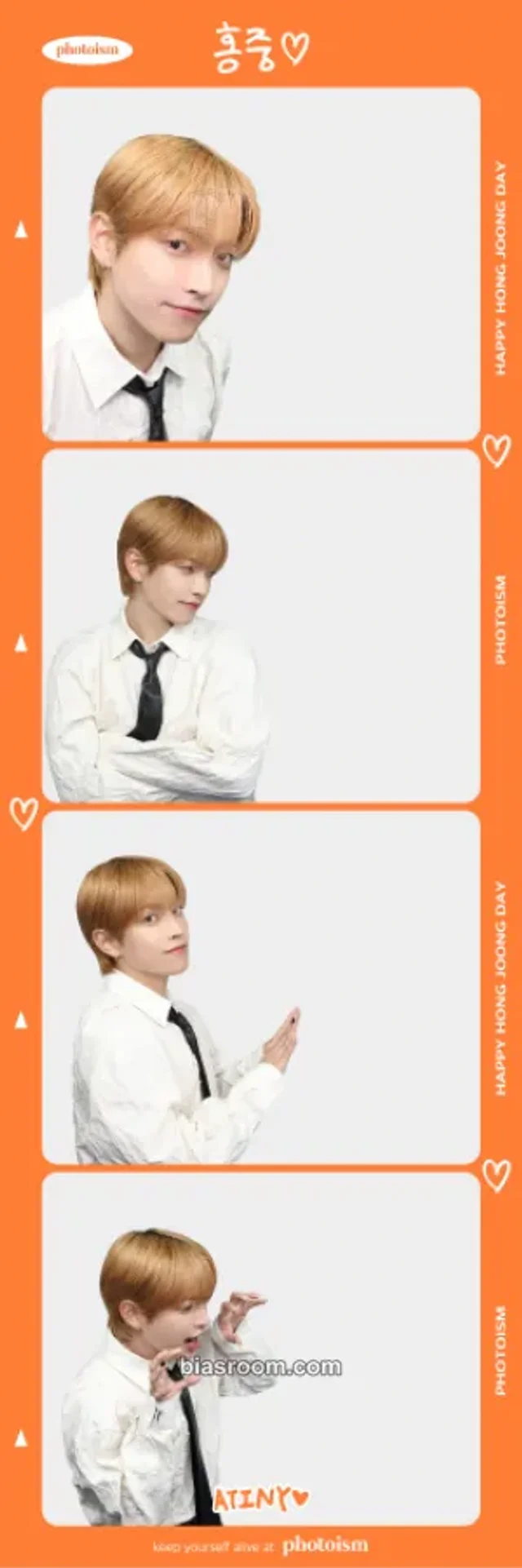 Hongjoong ATEEZ Photoism × ATEEZ K-pop photocard