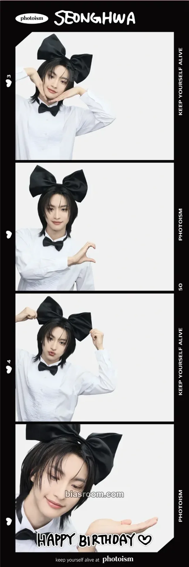 Photocard K-pop di Seonghwa ATEEZ Photoism × ATEEZ