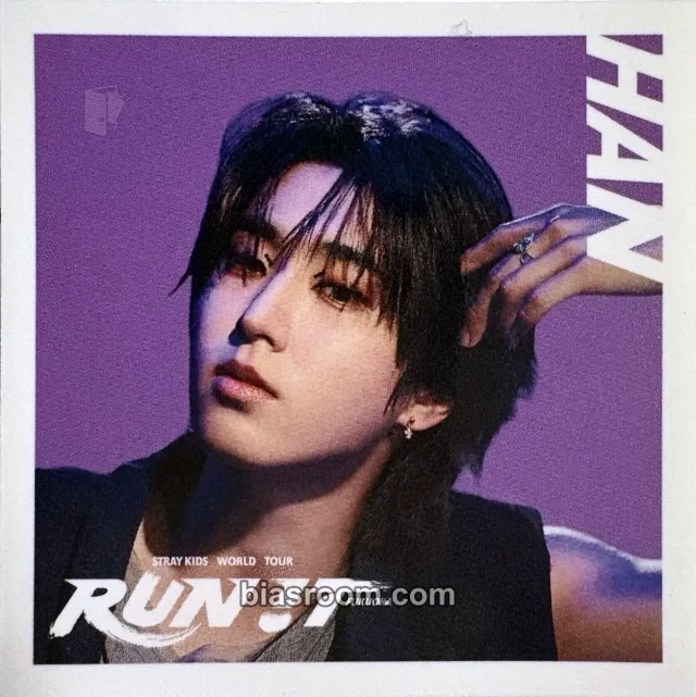 HAN Stray Kids RUN IT World Tour K-pop photocard