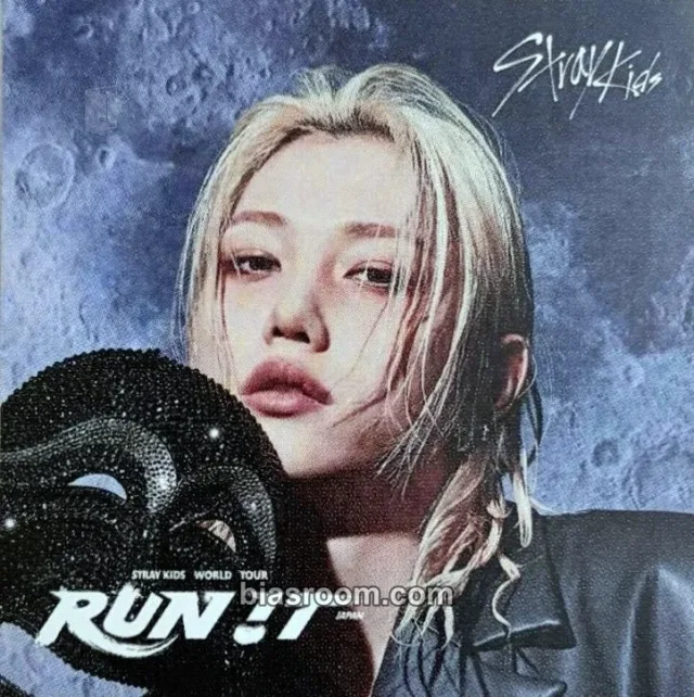Photocard K-pop de Felix Stray Kids RUN IT World Tour