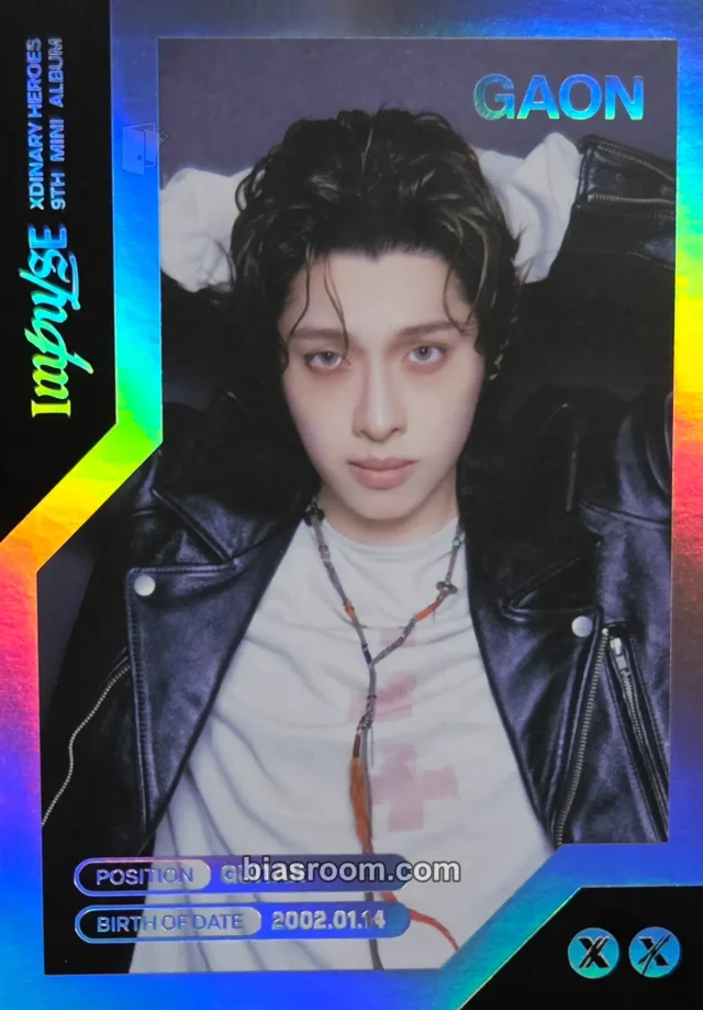Gaon Xdinary Heroes IMPULSE K-pop photocard