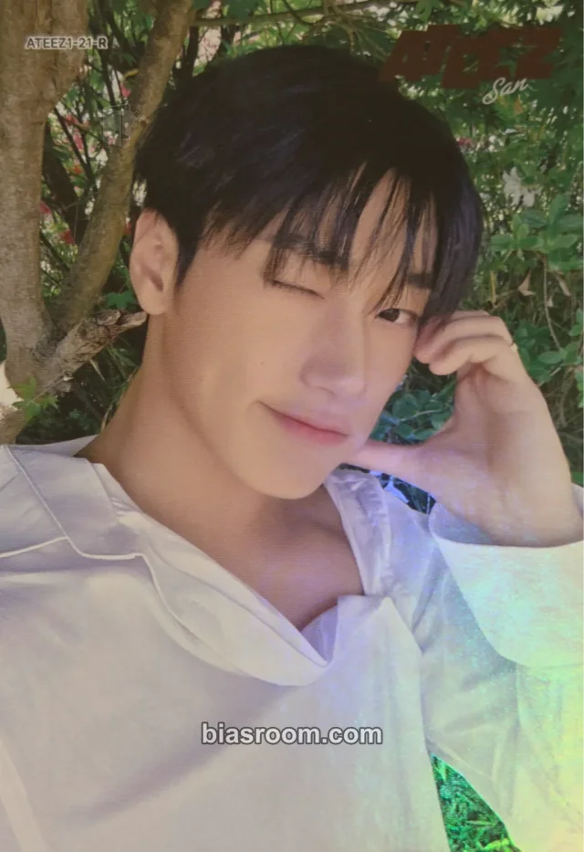 Photocard K-pop di San ATEEZ MIIMCA × ATEEZ