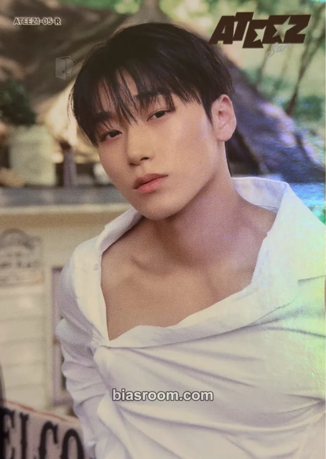 Photocard K-pop di San ATEEZ MIIMCA × ATEEZ