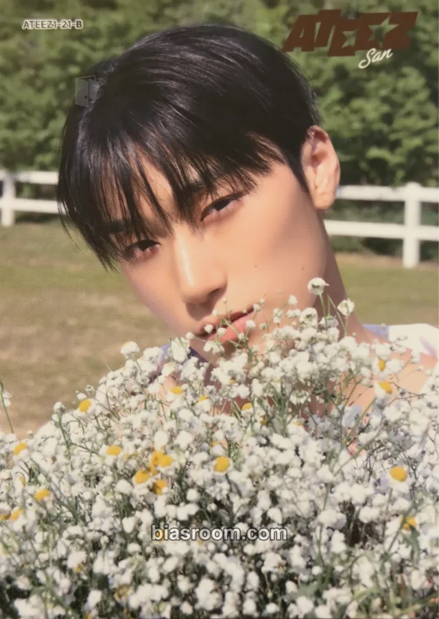 Photocard K-pop de San ATEEZ MIIMCA × ATEEZ
