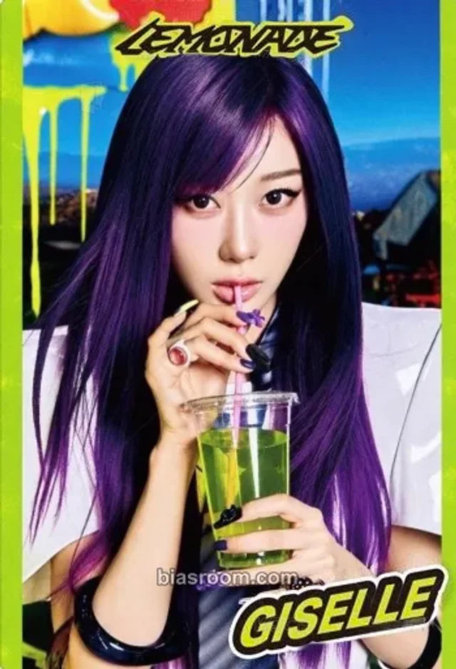Giselle aespa Lemonade K-pop Photocard