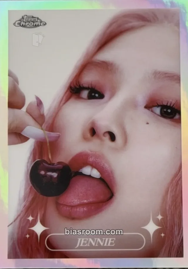 Jennie BLACKPINK 2026 Topps Chrome® x Jennie K-pop photocard