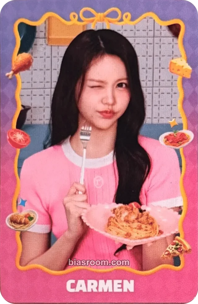 Carmen Hearts2Hearts Pop Spageti K-pop photocard