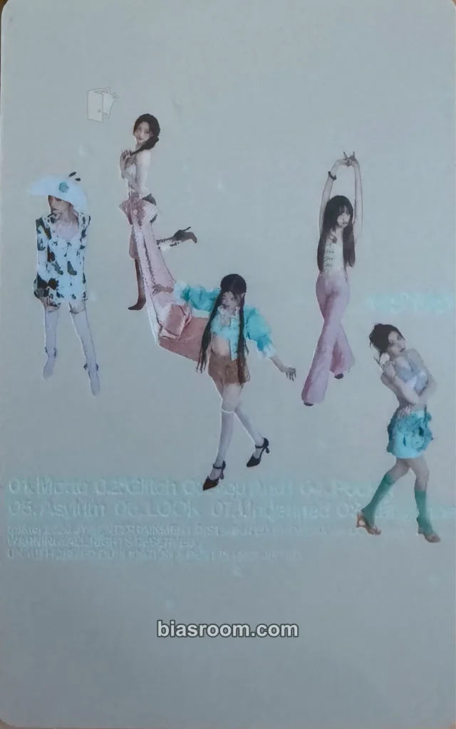 ITZY Motto K-pop photocard