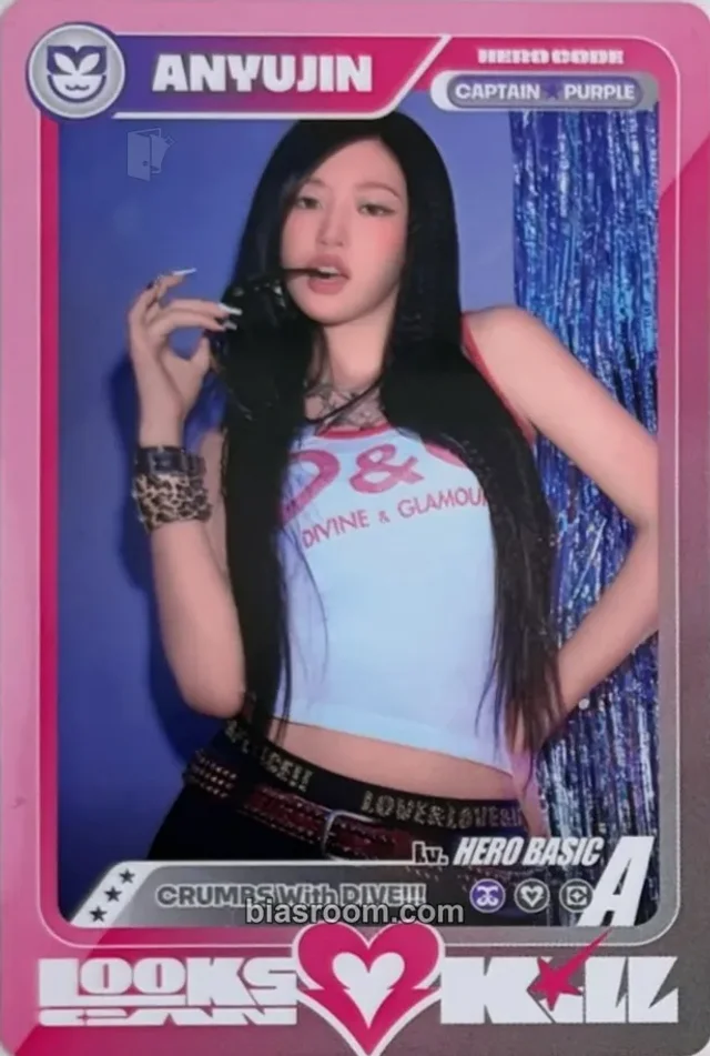 Yujin IVE Looks Can Kill K-pop 小卡