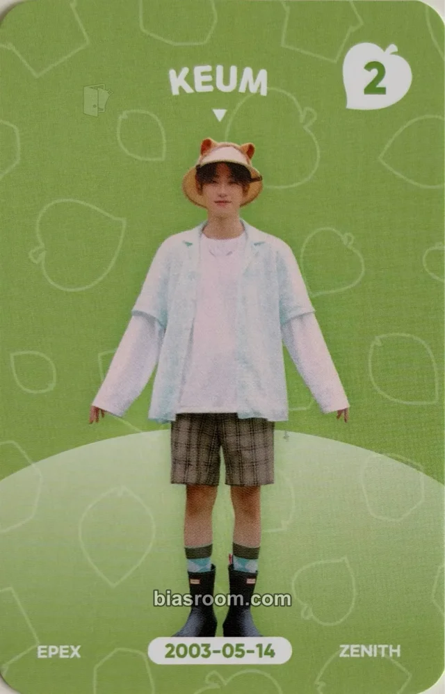 Keum EPEX FANCLUB 1st ZENITH K-pop photocard