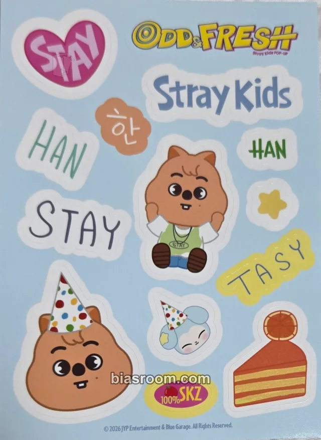 HAN Stray Kids ODD&FRESH Pop-Up Store K-pop Photocard