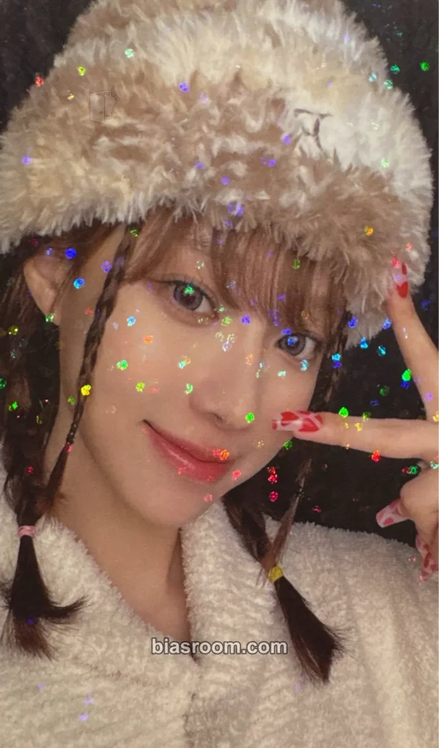 Winter aespa Pink Christmas (All) K-pop photocard