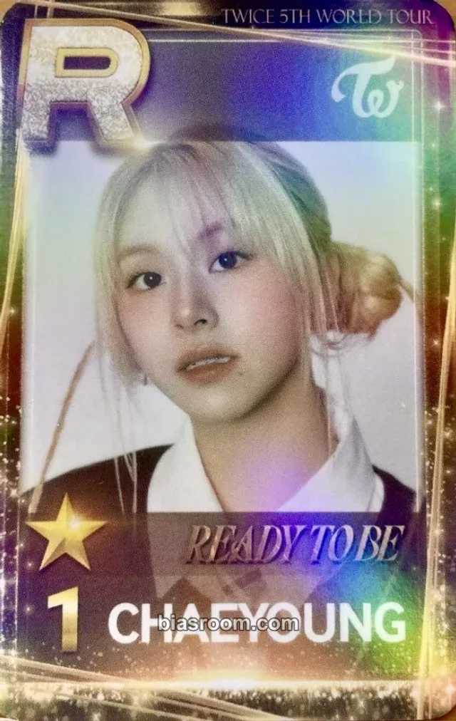 Photocard K-pop di Chaeyoung TWICE 5th World Tour Ready to Be