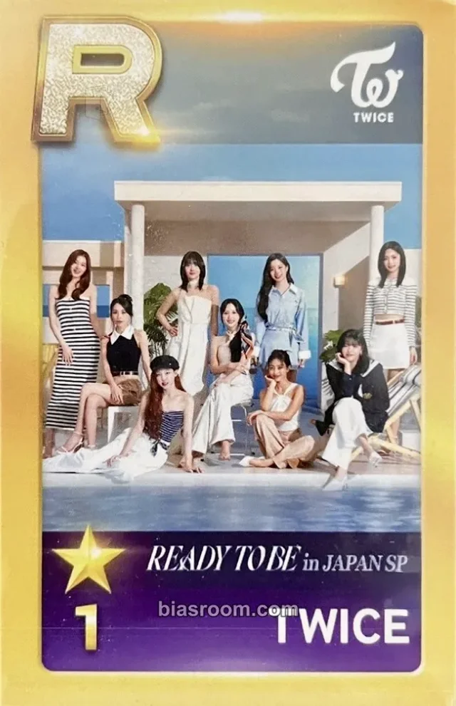 Photocard K-pop TWICE 5th World Tour Ready to Be