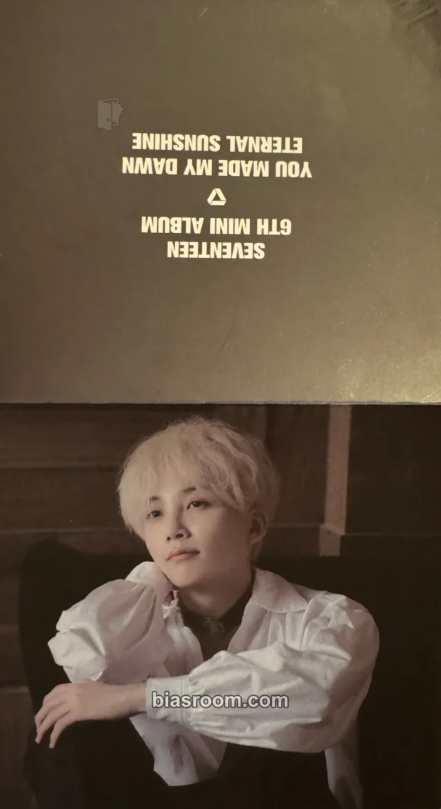 Jeonghan SEVENTEEN You Made My Dawn K-pop photocard