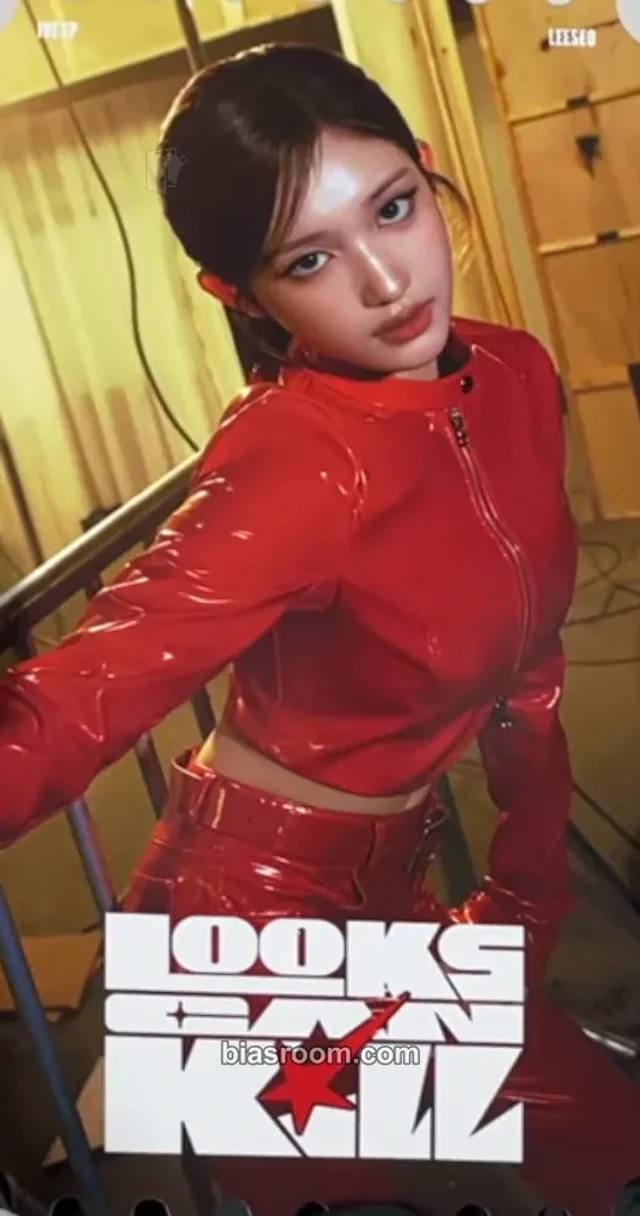 Photocard K-pop de Leeseo IVE Looks Can Kill