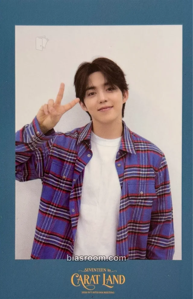 S.Coups SEVENTEEN 2026 SVT 10TH FAN MEETING <SEVENTEEN in CARAT LAND> MEMORY BOOK - Digicode K-pop Photocard
