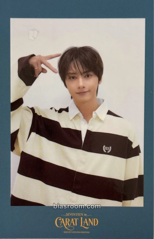 Jun SEVENTEEN 2026 SVT 10TH FAN MEETING <SEVENTEEN in CARAT LAND> MEMORY BOOK - Digicode K-pop photocard