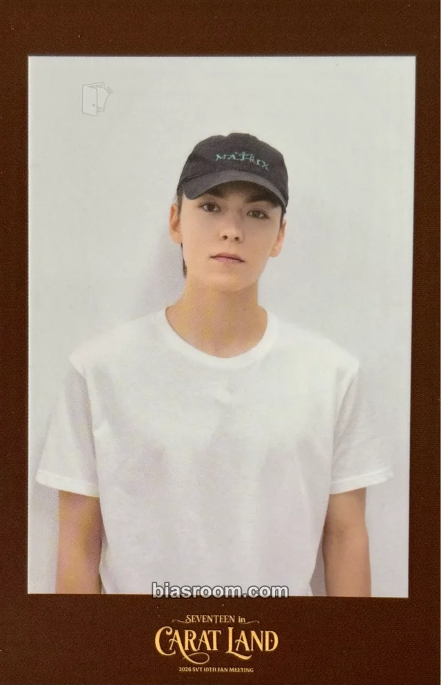 Vernon SEVENTEEN 2026 SVT 10TH FAN MEETING <SEVENTEEN in CARAT LAND> MEMORY BOOK - Digicode K-pop photocard