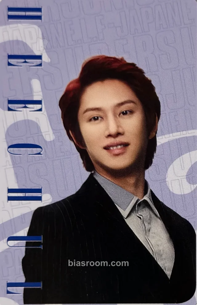 Heechul SUPER JUNIOR E.L.F Japan Official Fanclub K-pop photocard