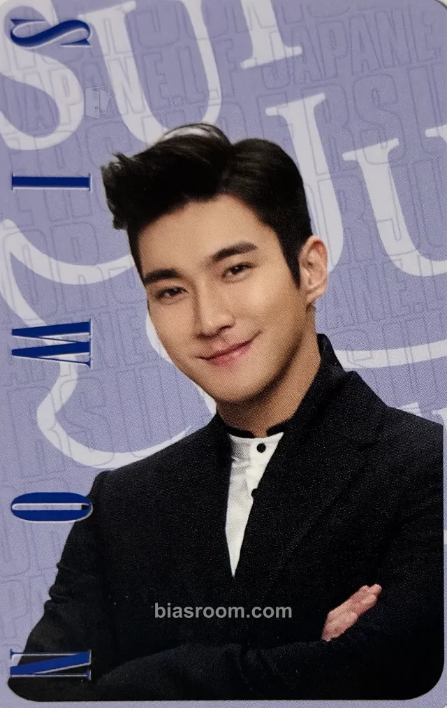 Siwon SUPER JUNIOR E.L.F Japan Official Fanclub K-pop photocard
