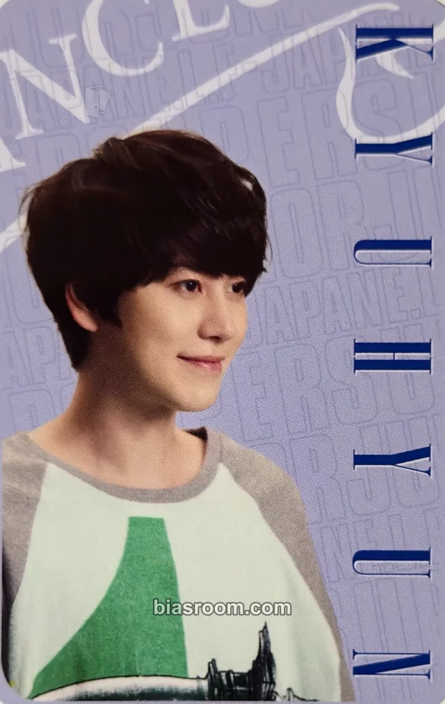 Kyuhyun SUPER JUNIOR E.L.F Japan Official Fanclub K-pop photocard