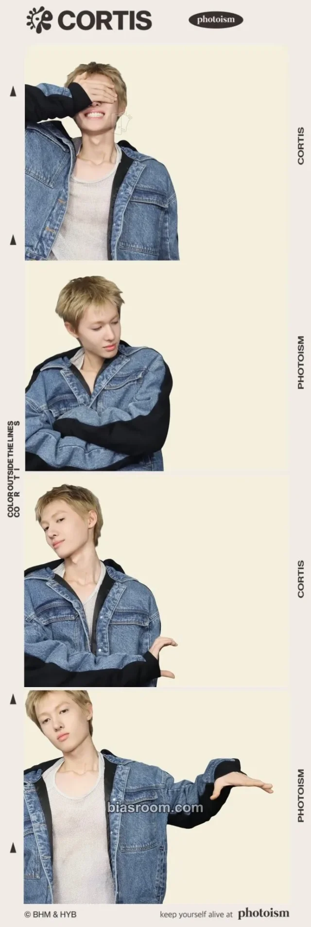 Martin CORTIS Photoism x Cortis K-pop photocard