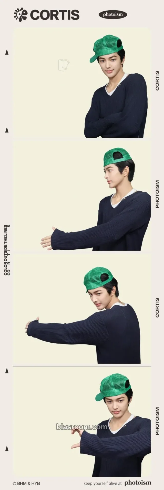 Keonho CORTIS Photoism x Cortis K-pop photocard