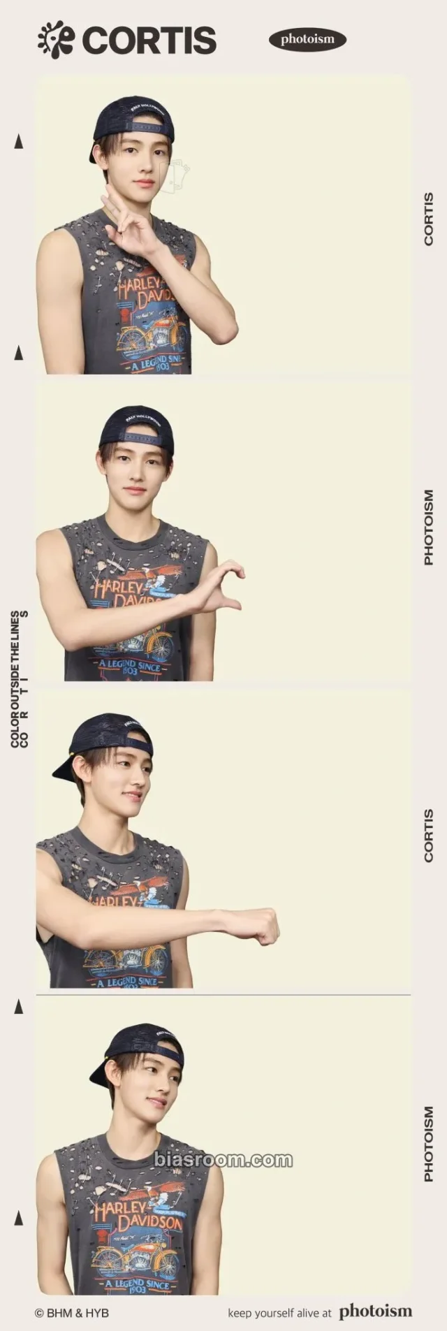 Seonghyeon CORTIS Photoism x Cortis K-pop photocard