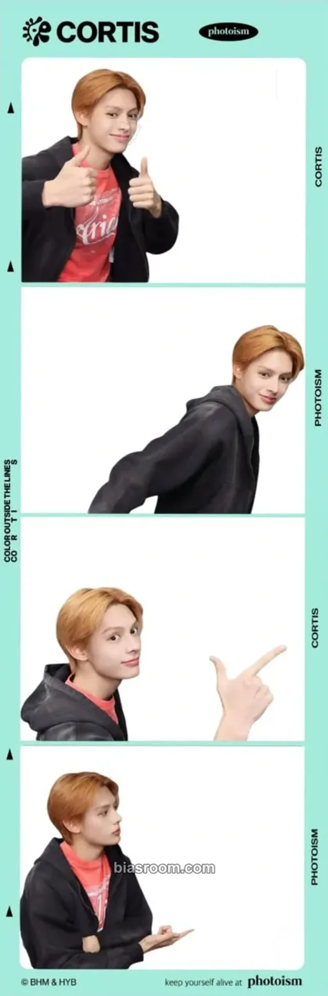Photocard K-pop di James CORTIS Photoism x Cortis