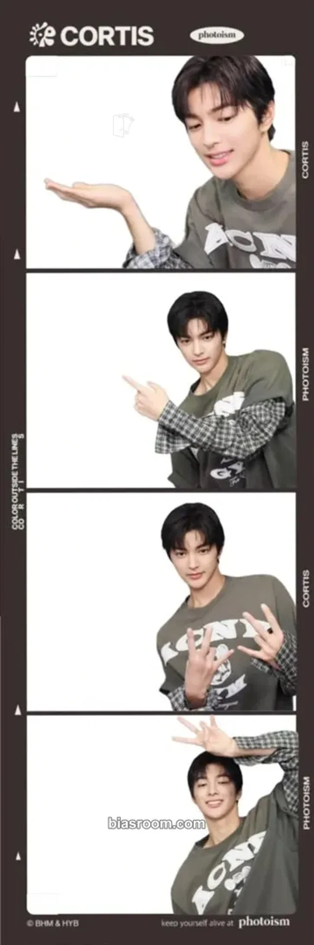 Keonho CORTIS Photoism x Cortis K-pop Photocard