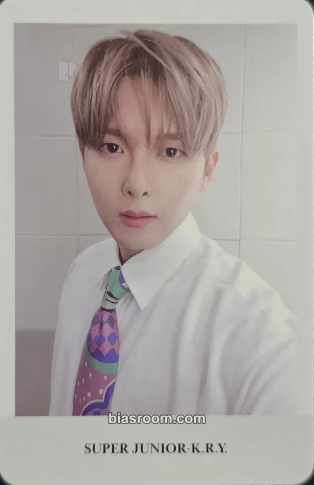 Ryeowook SUPER JUNIOR When We Were Us (K.R.Y. Unit) K-pop photocard