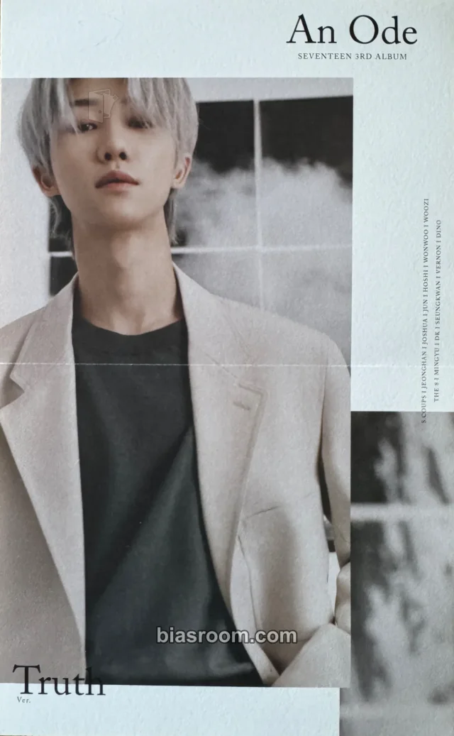 Photocard K-pop The8 SEVENTEEN An Ode