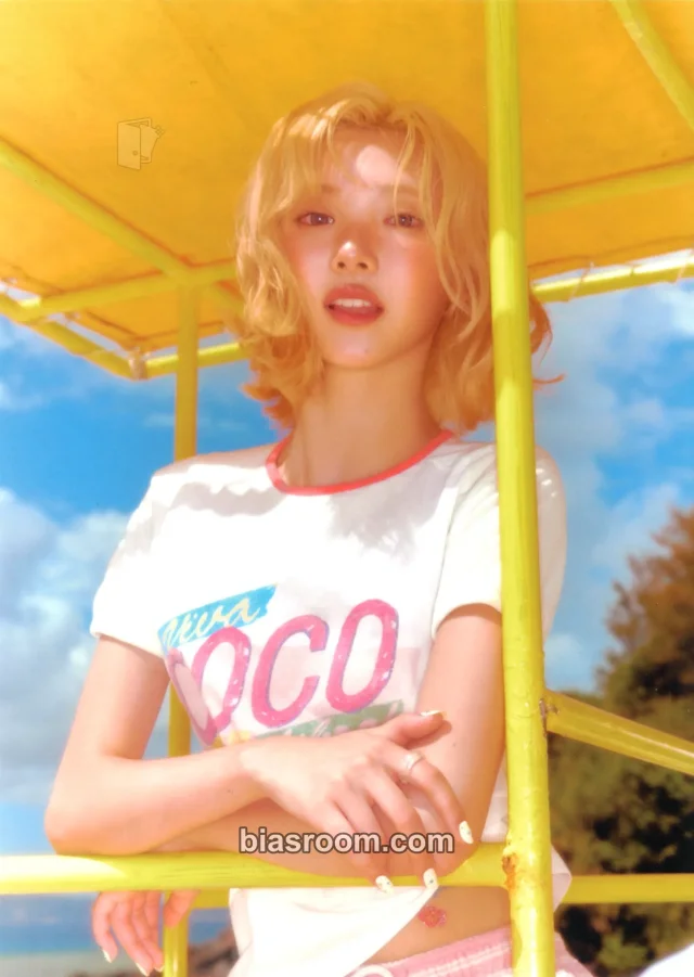 Photocard K-pop Jiwoo Hearts2Hearts Lemon Tang