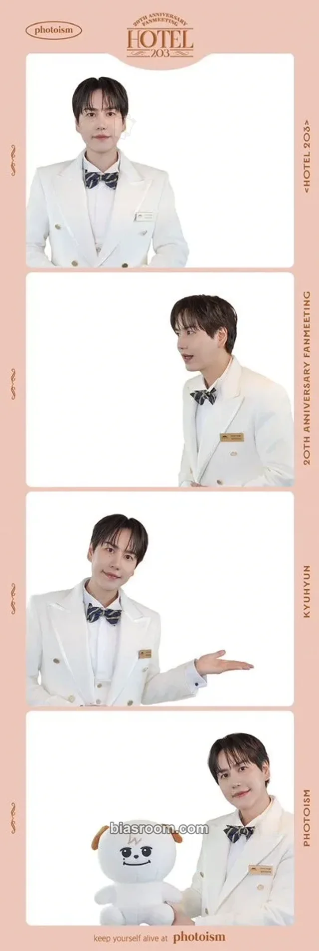 Kyuhyun SUPER JUNIOR HOTEL 203: KYUHYUN 20th Anniversary Fanmeeting K-pop photocard