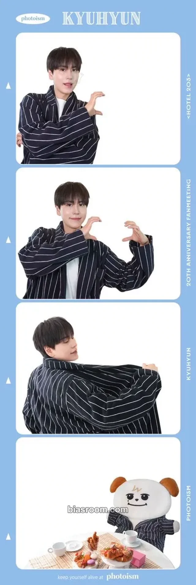 Kyuhyun SUPER JUNIOR HOTEL 203: KYUHYUN 20th Anniversary Fanmeeting K-pop photocard