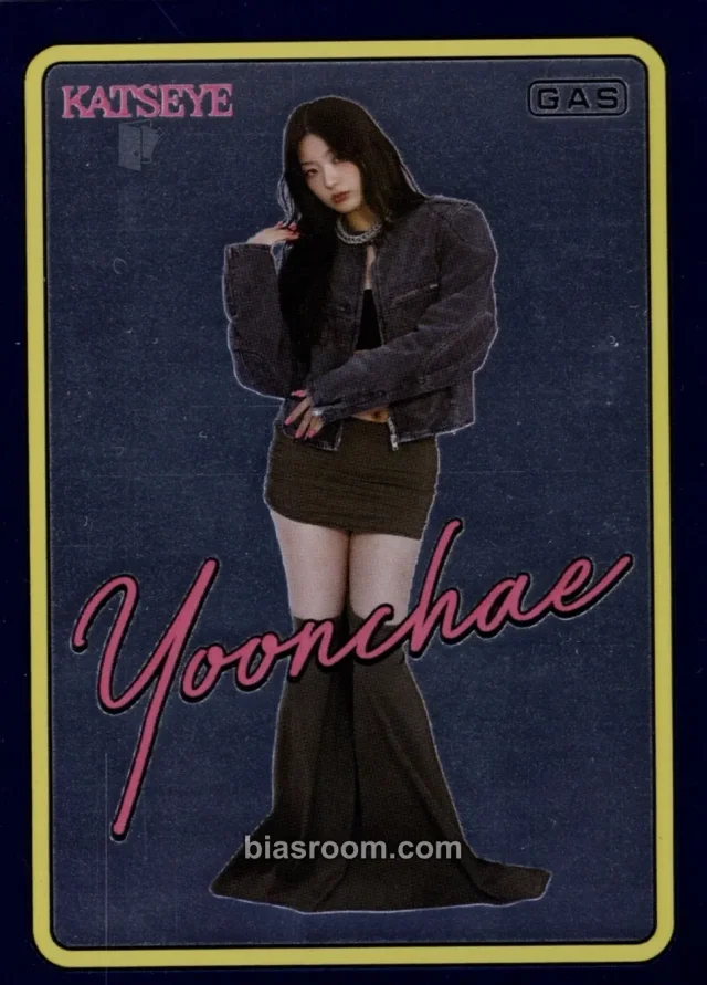 Yoonchae KATSEYE GAS Trading Cards K-pop photocard