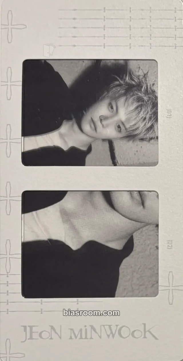 Jeon Minwook CLOSE YOUR EYES 256th Note K-pop Photocard
